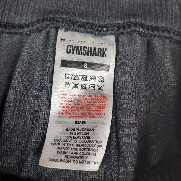 Gymshark Men’s Joggers S Dark Gray Lightweight Training Pants Gym Athletic Fit - Picture 9 of 10